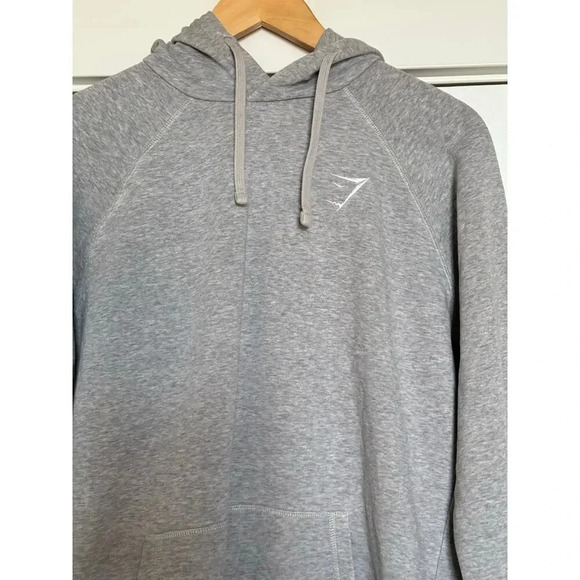 Gymshark Unisex Gray Sweatshirt Hoodie Size M - Picture 3 of 6